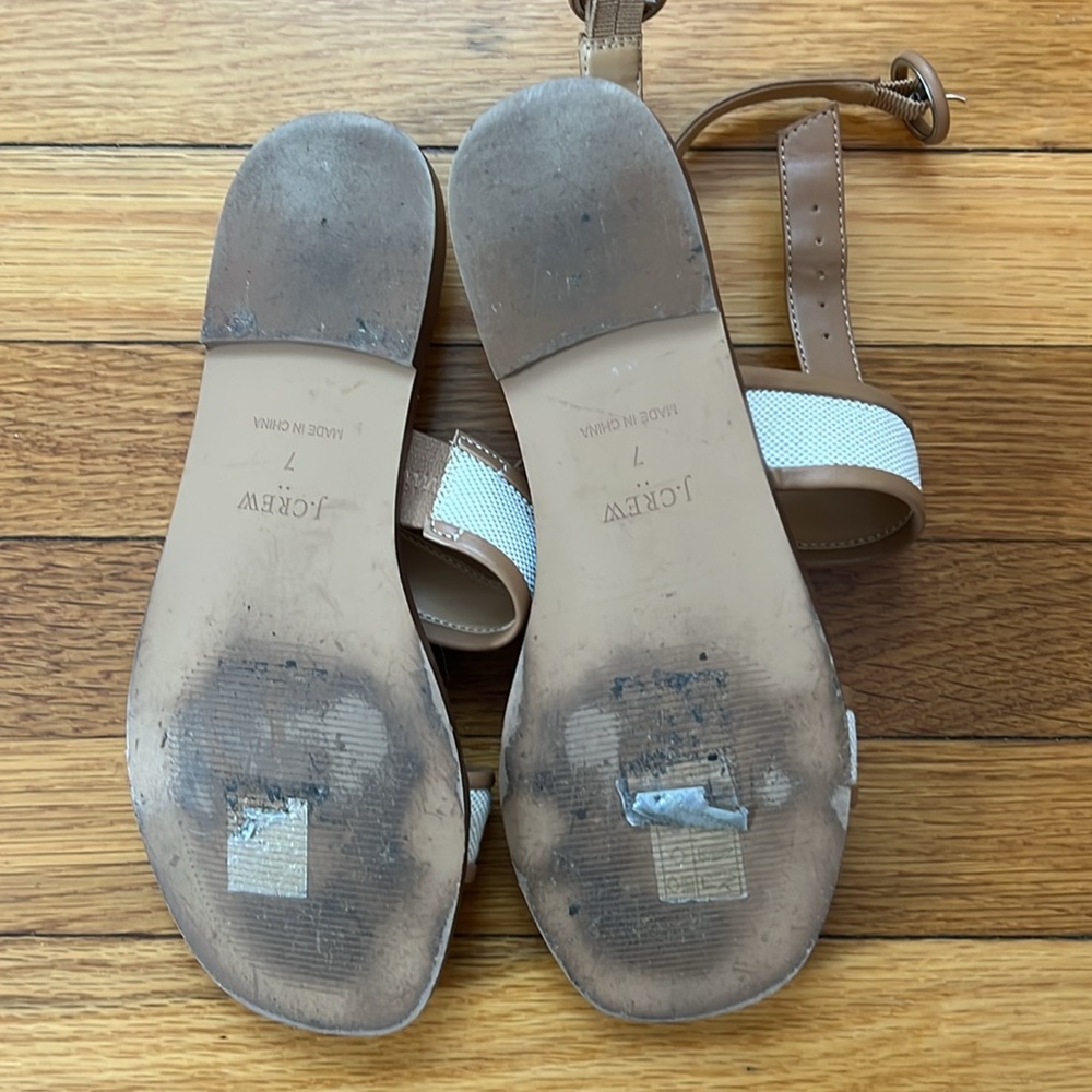 J Crew Flats Sz 7 - Picture 2 of 3